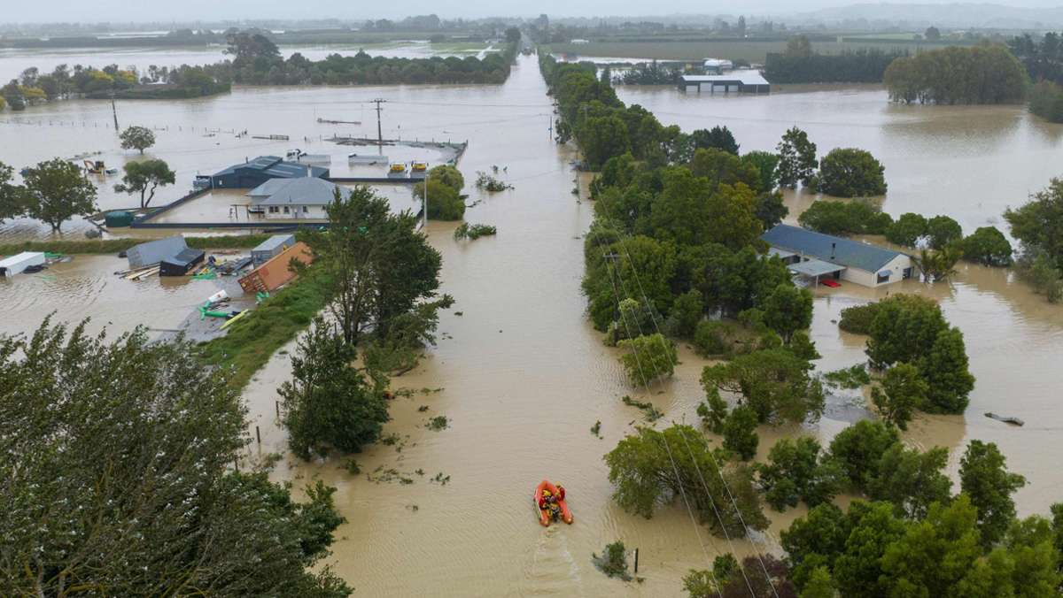 Neuseeland ruft Notstand aus: Tropensturm „Gabrielle“ wütet auf der Nordinsel