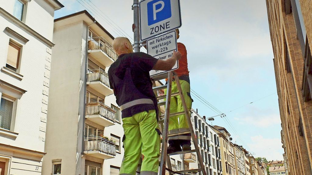 Parkraummanagement in Stuttgart: Der Weg zum  Anwohnerparken ist lang