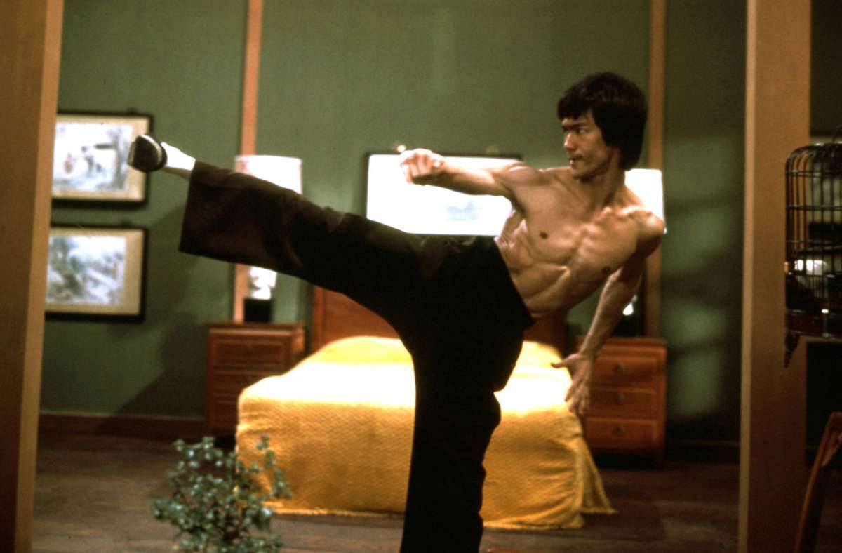 Bruce Lee in „Der Mann mit der Todeskralle („Enter the Dragon“, 1973)