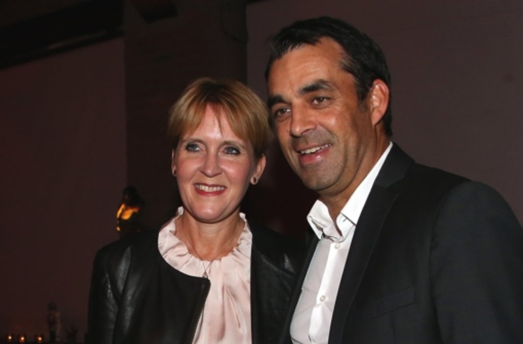 Sportvorstand Robin Dutt mit seiner Frau Daniela