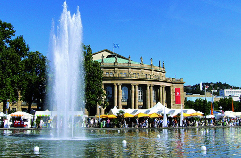 Pünktlich zum Stuttgarter Sommerfest verwandelte sich die Stuttgarter Innenstadt in einen traumhaften Ort.