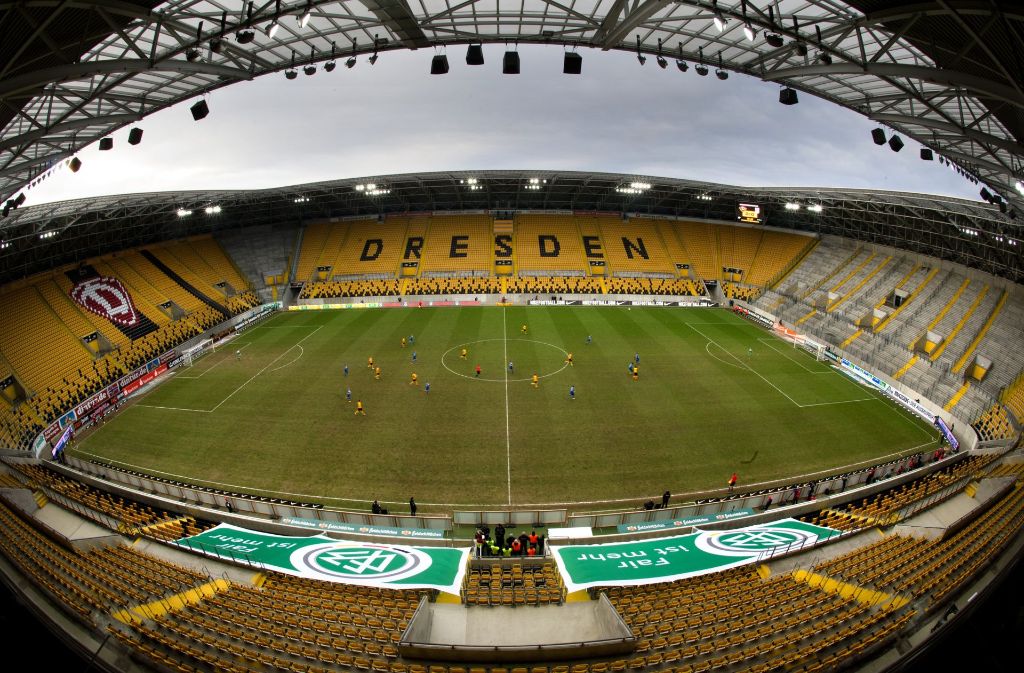 Platz 16: Dynamo Dreden – Zuschauerschnitt: 28.515, Auslastung: 88,9 Prozent