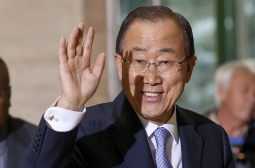 UN-Generalsekretär Ban Ki Moon (hier im Oktober 2015 in Genf) verkündete am Donnerstag in New York den Namen des neuen UN-Flüchtlingskommissars. Foto: dpa