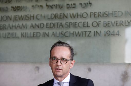 Steht zur deutschen Verantwortung für den Holocaust: Heiko Maas in Jad Vaschem. Foto: AFP