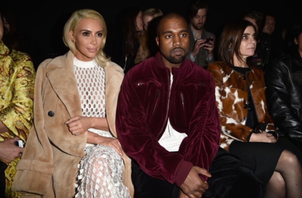 Kim Kardashian West und Kanye West bei Balenciaga