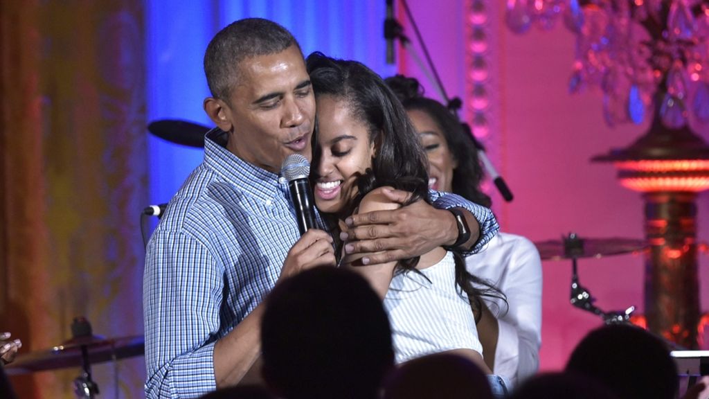 Präsident Barack Obama: Geburtstagsständchen für Tochter Malia