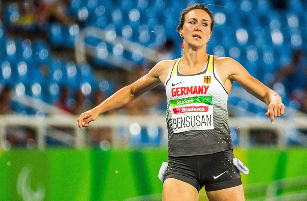 Irmgard Bensusan holt sich Silber im 400-Meter-Finale.