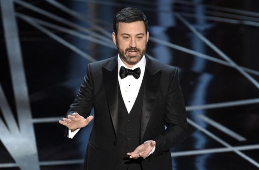 Jimmy Kimmel und weitere US-Talkshow-Moderatoren kommentierten die Inauguration bei Twitter. (Archivbild) Foto: dpa/Chris Pizzello