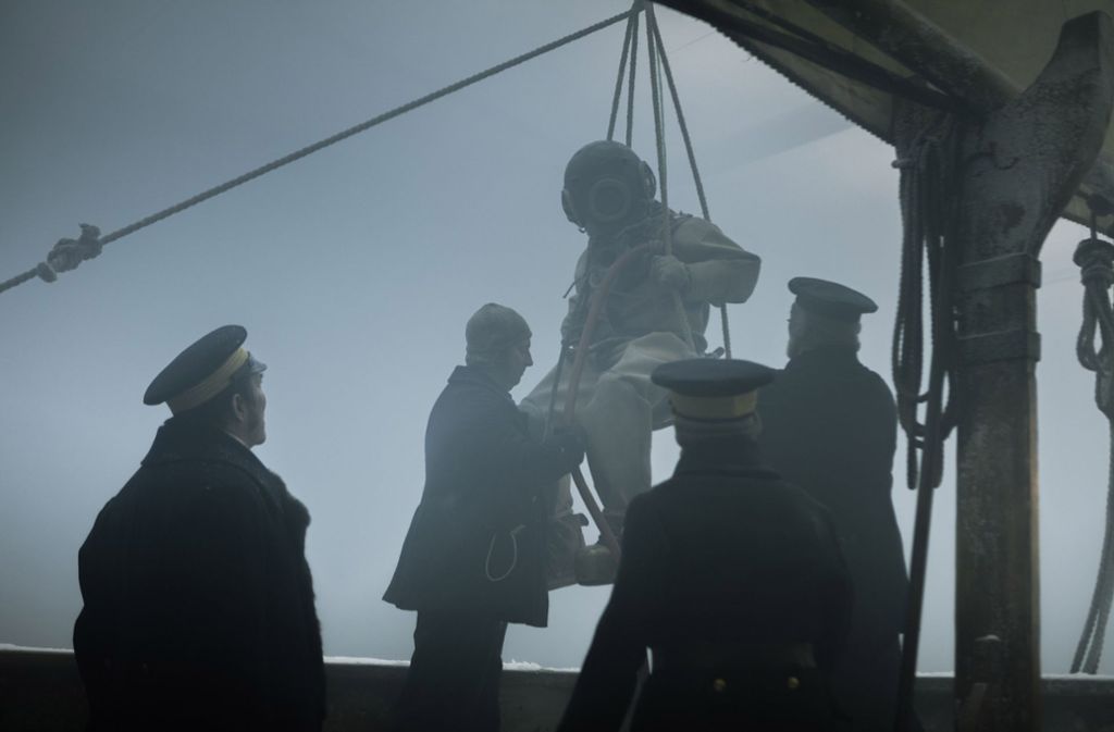 Ciarán Hinds und Trystan Gravelle in „The Terror“