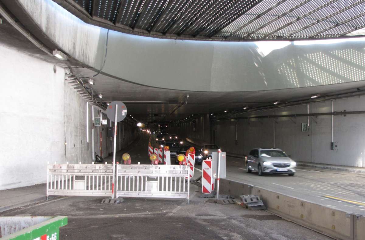 Der Berger Tunnel ist derzeit noch gesperrt.