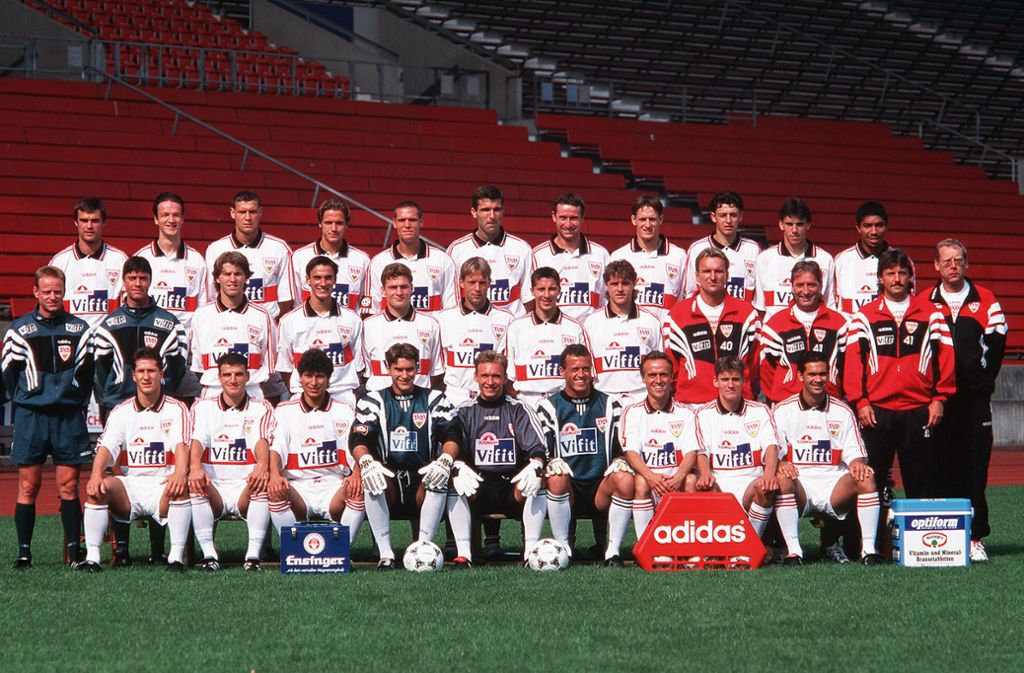 Dieses Team feierte am Ende der Saison 1996/1997 den Pokalsieg.