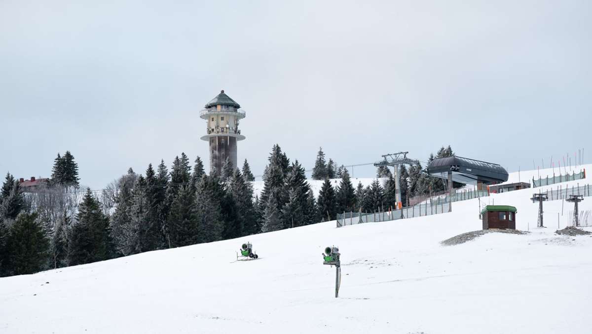 Regen statt Schnee: Start der Skisaison am Feldberg erneut verschoben