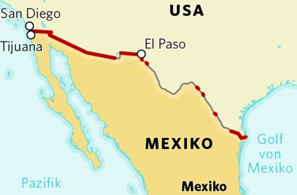 Er wird von mehr als 20 000 Beamten der Grenztruppe bewacht. Die Politiker in Washington sagen, das werde die illegale Einwanderung aus Lateinamerika stoppen.