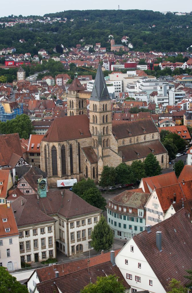 Das prägendste Gebäude in Esslingen: Die Stadtkirche St. Dionys.