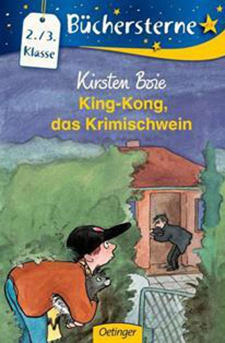 Dem Meerschweinchen King-Kong widmete Kirsten Boie von 1989 an ihre erste Reihe. Der Bestseller um Jan-Arne und sein cleveres Haustier wendet sich in einfachem Satzbau an Leseanfänger und ist mittlerweile auf neun Bände angewachsen. Im Band „King-Kong, Krimischwein“ sind die Freunde auf Einbrecherjagd.