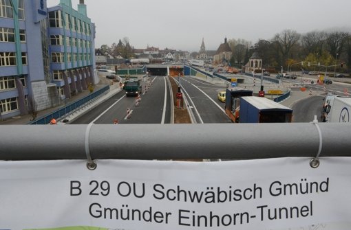 Die Bundesstraße 29 wird auf vier Kilometern Länge unterirdisch geführt. Foto: dpa