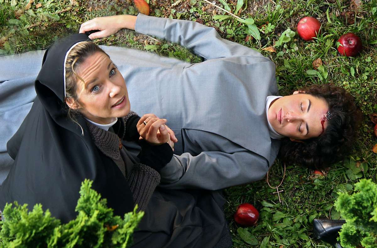 Szene aus „Die Nonne und der Kommissar“, August 2009