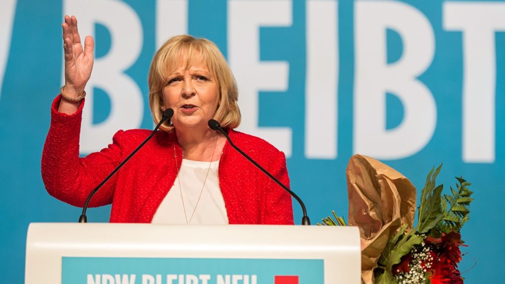 SPD in Nordrhein-Westfalen: Hannelore Kraft wird wiedergewählt