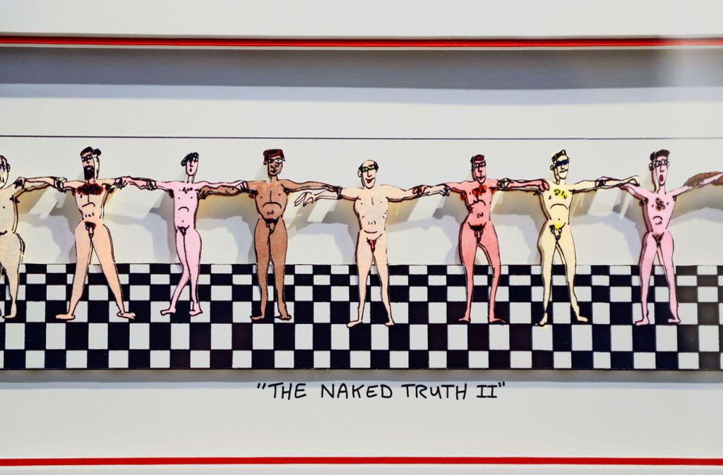 „Die nackte Wahrheit“ nennt sich eines der erotischen Werke von James Rizzi. Foto: factum/Simon Granville