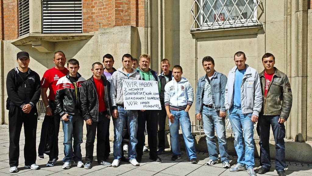 Illegale Arbeiter auf dem Salamanderareal Kornwestheim: Rumänische Arbeiter ausgebeutet?