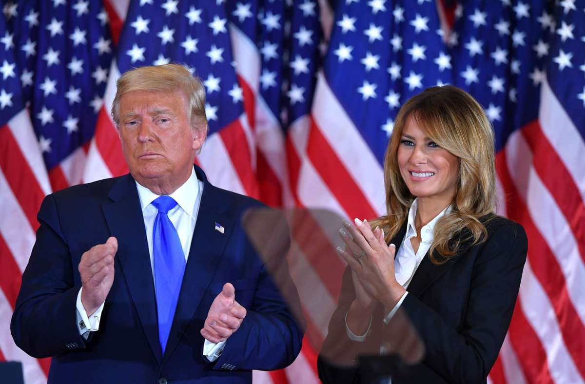 Der US-Präsident und die First Lady Melania Trump