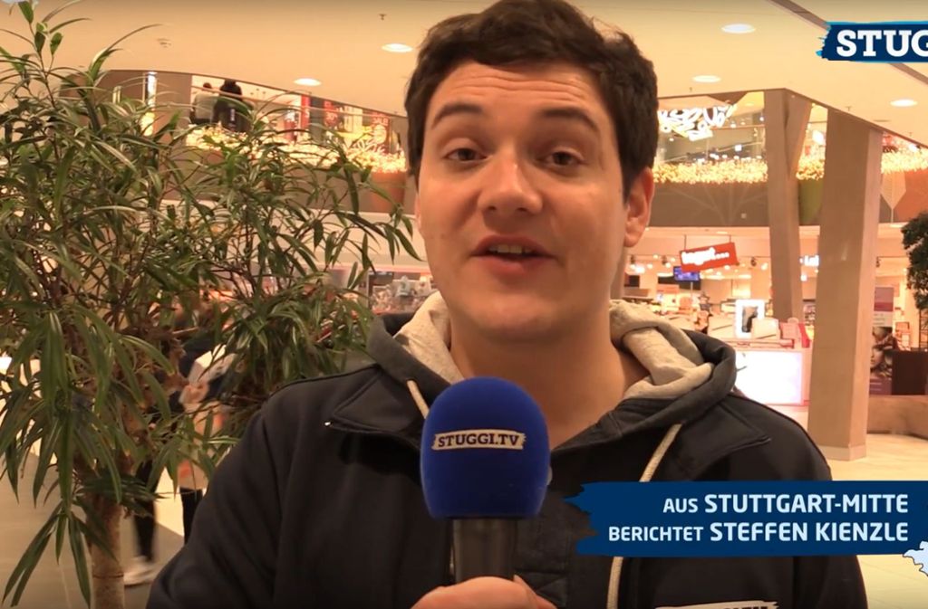 „Wie wollt ihr Silvester feiern?“, fragte Stuggi.TV-Reporter Steffen Kienzle Foto: Stuggi.TV