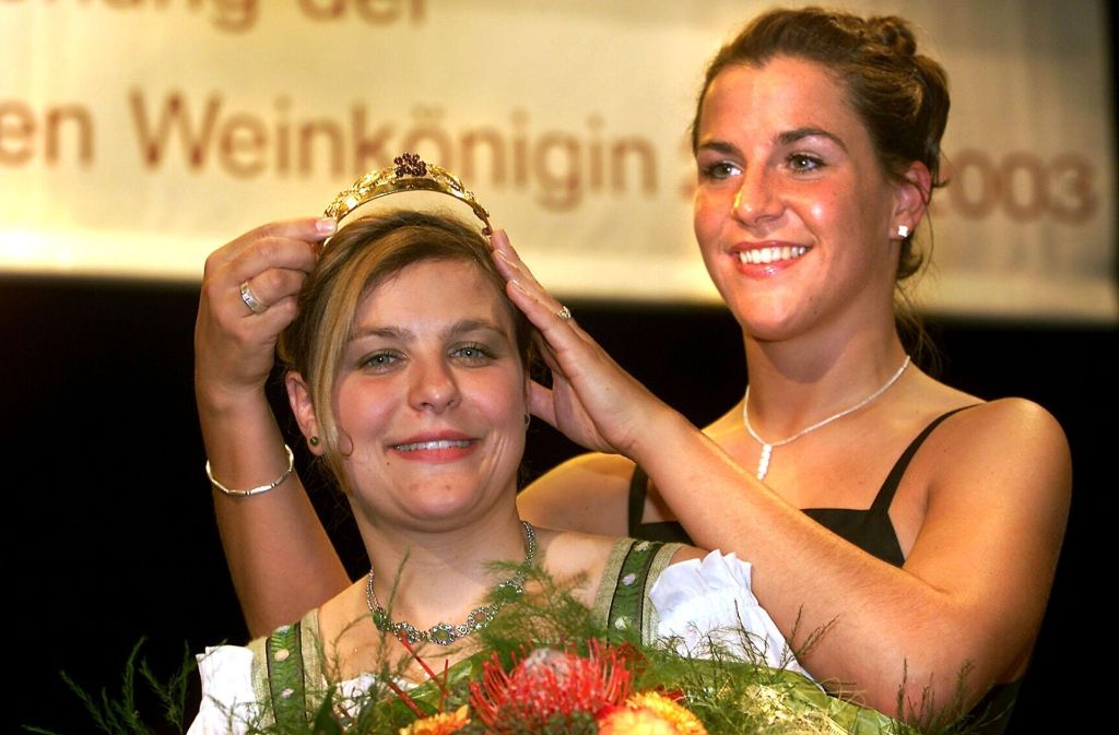 Weinkönigin 2002: Friedrun Schwerdtle.