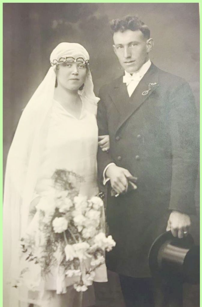 Brautpaar in den 1930ern.