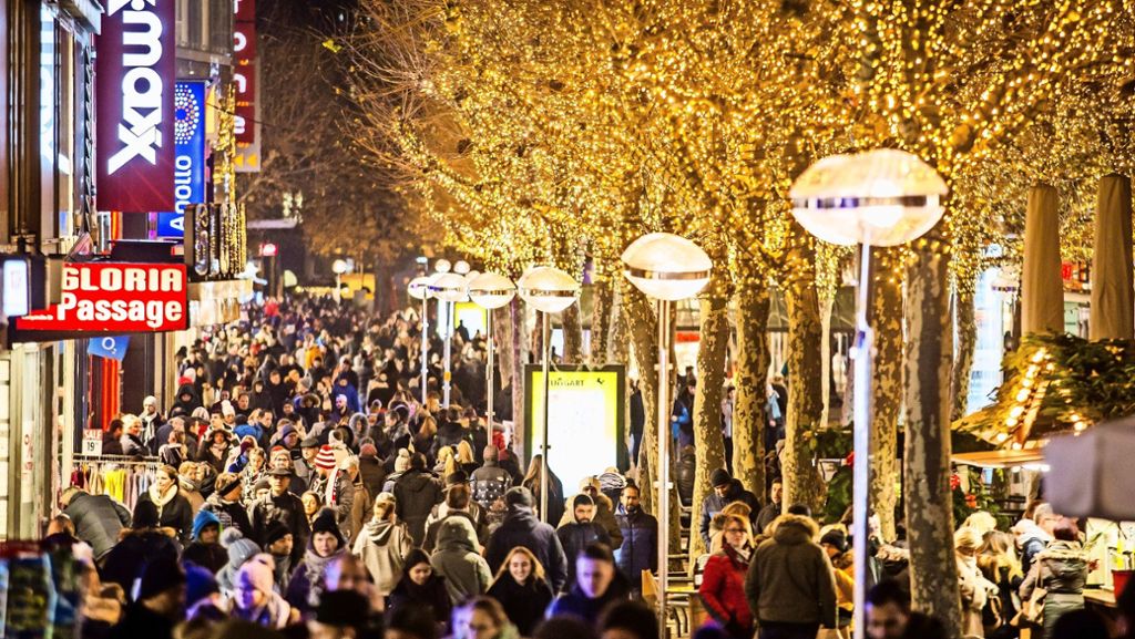 Kritik an Weihnachtsbeleuchtung in Stuttgart: Manche Einzelhändler fühlen sich im Stich gelassen