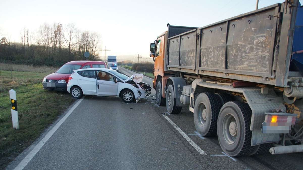 Unfallstelle geräumt: Unfall zwischen Murr und Pleidelsheim