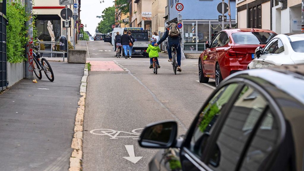 Neue Fahrradstraße in Ludwigsburg: Ein Revolutiönchen für Radfahrer