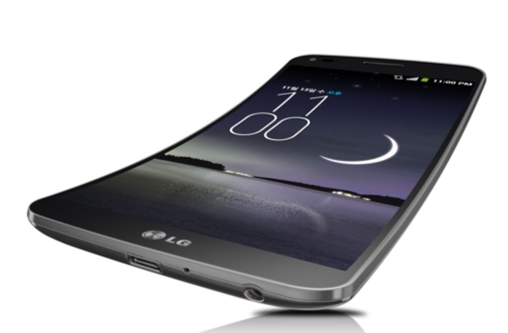 Das LG G Flex ist nach dem Samsung Galaxy Round das zweite Smartphone mit gebogenem Display.