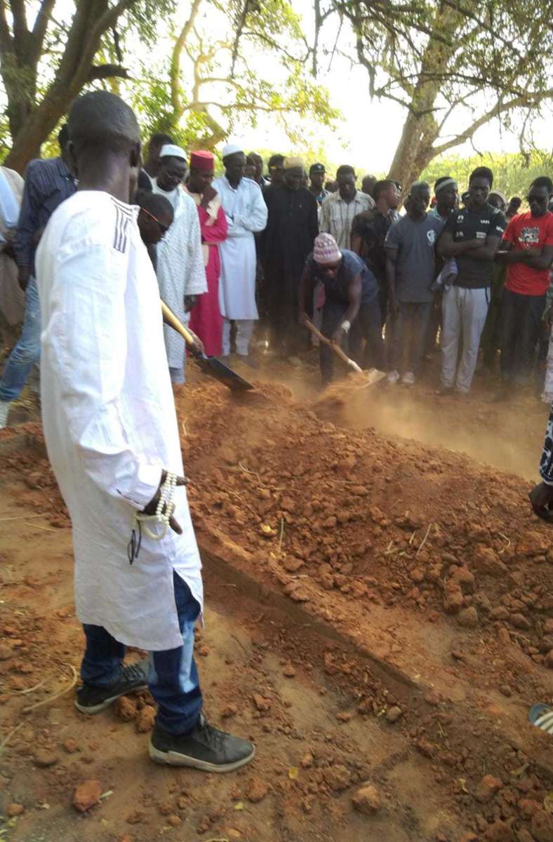 Ebrima Dibba wurde in seiner Heimatstadt Banjul beerdigt.