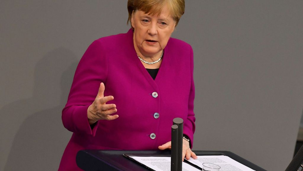 Regierungserklärung zur Corona-Krise: Die wichtigsten Aussagen von Kanzlerin Angela Merkel