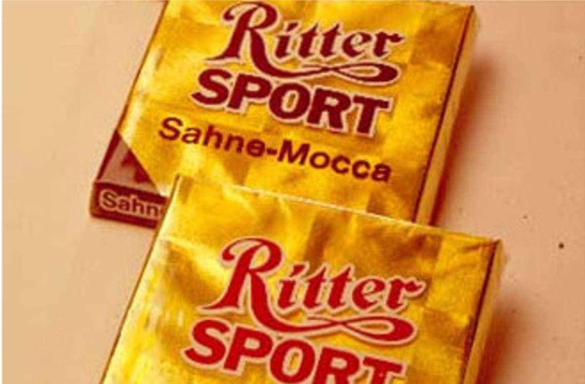 Das Ritter-Sport-Logo sah 1969 fast exakt so aus wie heute noch.