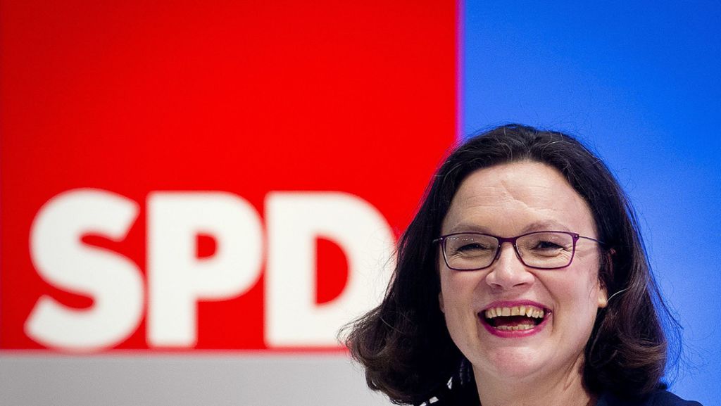 Sonderparteitag: Andrea Nahles zur SPD-Vorsitzenden gewählt