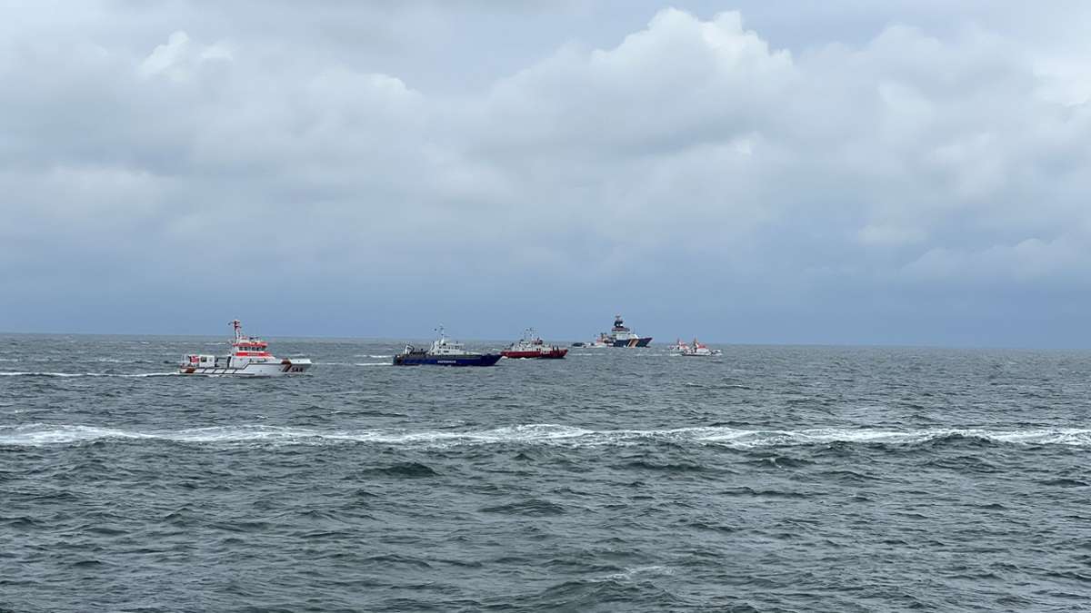 Der Unfall der beiden Frachter ereignete sich rund 22 Kilometer südwestlich von Helgoland.