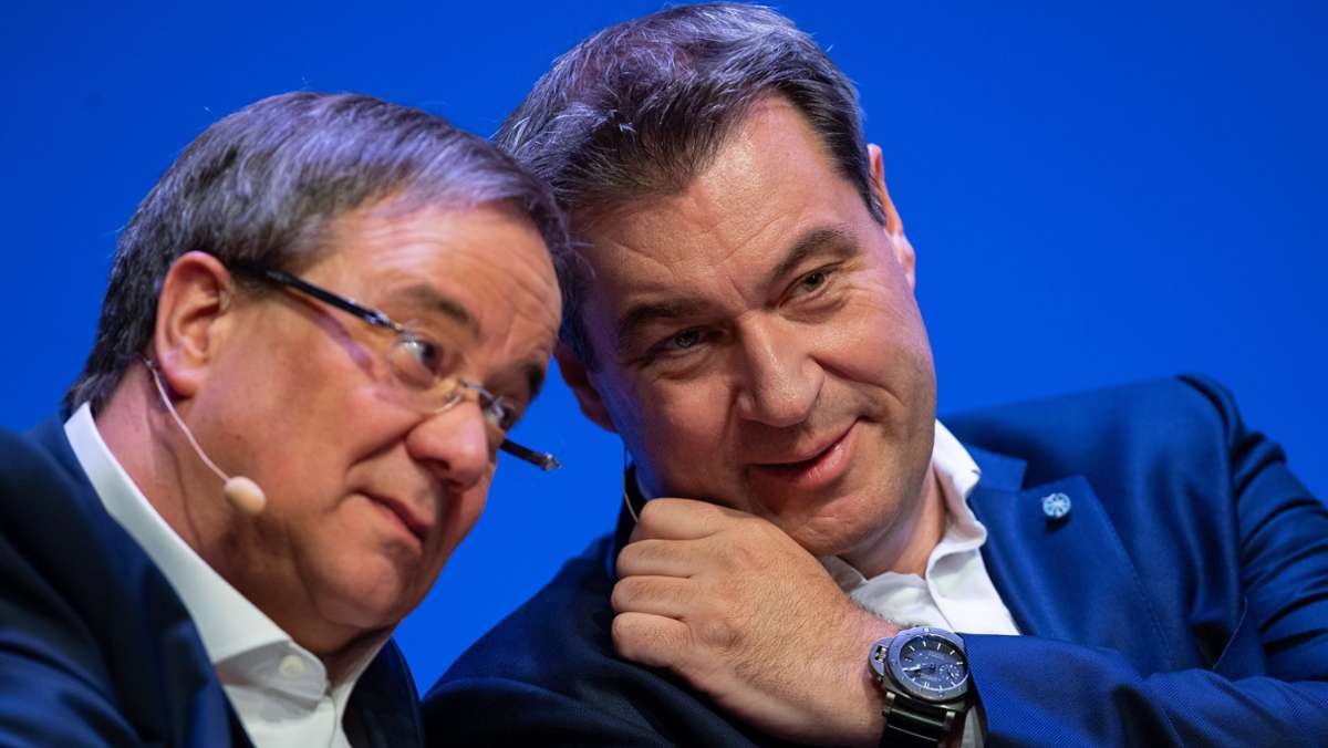 Armin Laschet und Markus Söder: Thomas Strobl sieht gleichwertige Kanzlerkandidaten
