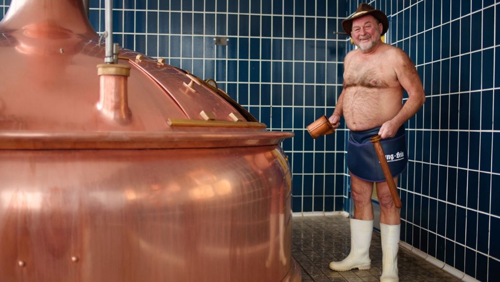 „Erotik Bier“ aus Bayern: Kann man so machen: Der nackte Bierbrauer