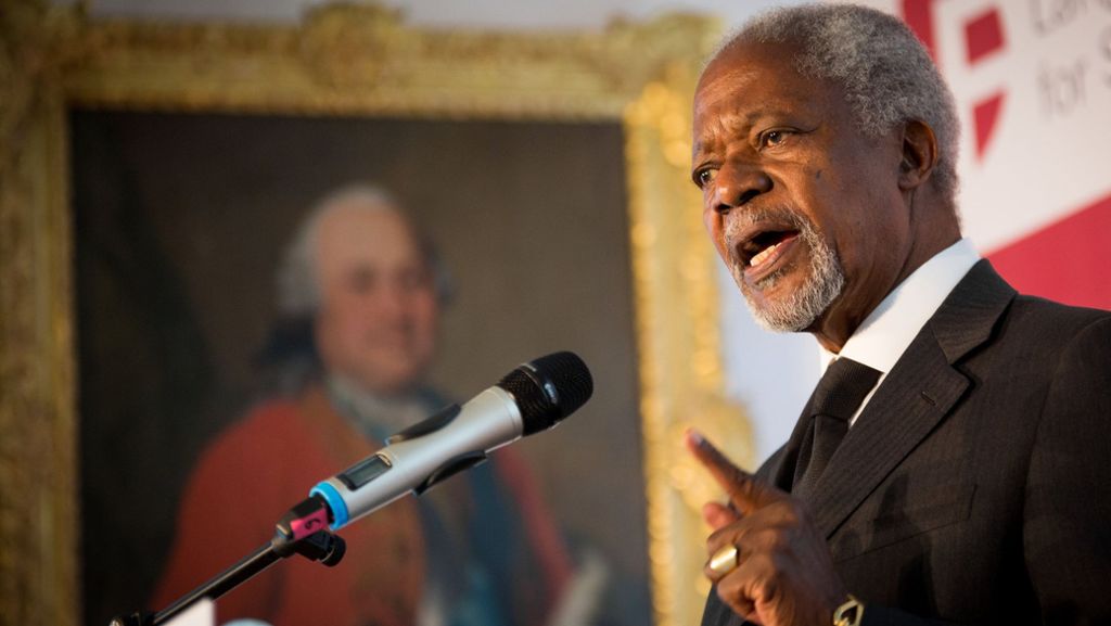 Konferenz im Schloss Langenburg: Kofi Annan ruft zu nachhaltiger Stadtplanung auf