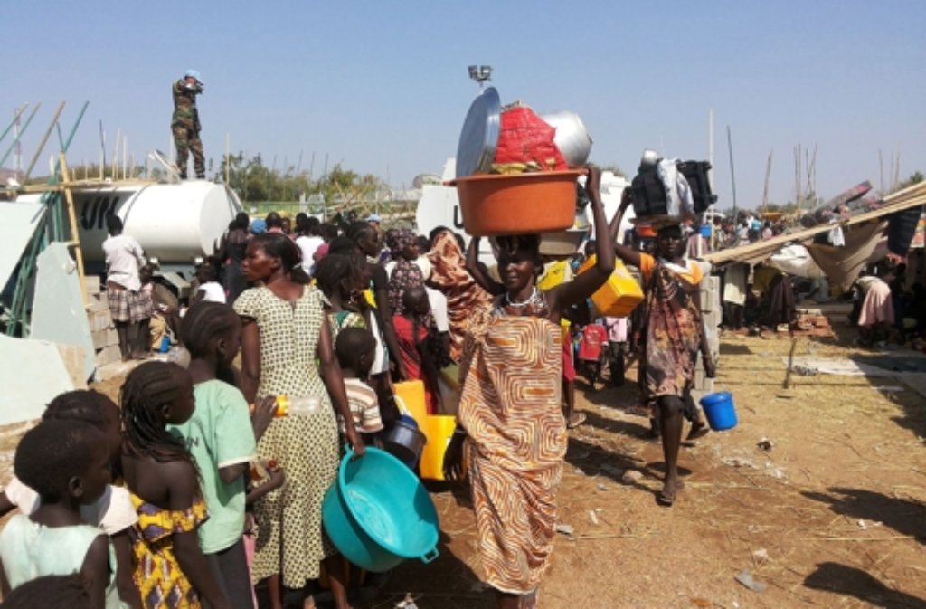 Im Südsudan sind Tausende auf der Flucht.