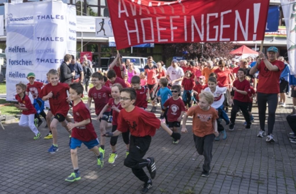 In diesem Jahr sind in Ditzingen auch 24 Kindergruppen am Start gewesen.