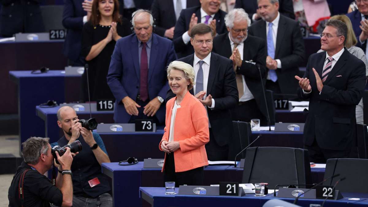 Europaparlament: Eine kurze Leistungsschau der Ursula von der Leyen