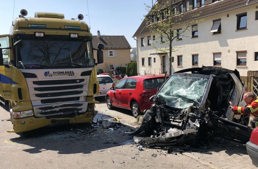 Zu einem schweren Unfall ist es am Donnerstag in Ostfildern gekommen.