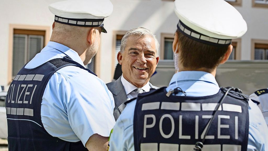 Polizeirecht in Baden-Württemberg: Strobls Wunschzettel für die Polizei