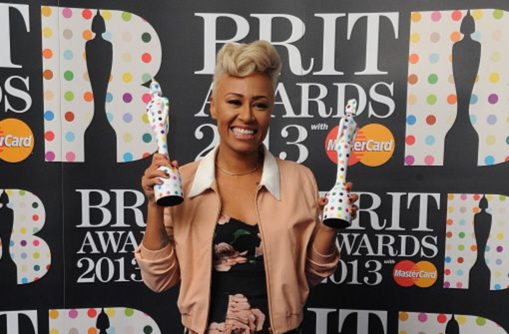 Emeli Sandé war die große Abräumerin der Brit Awards 2013: Sie gewann nach dem Preis für die beste weibliche Solokünstlerin aus Großbritannien auch den Hauptpreis des Abends: Ihr gefeiertes Debütalbum "Our Version of Events" wurde als bestes Album ausgezeichnet.