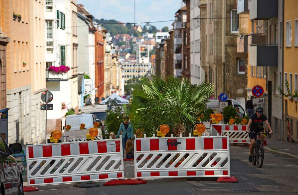 Während der Superblock-Woche war die Straße für Autos gesperrt. Foto: Lg//Leif Piechowski