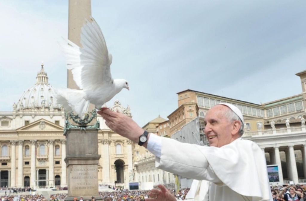 Papst Franziskus liebt das Bad in der Menge Foto: dpa