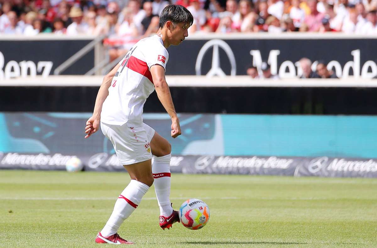 Hiroki Ito spielte zuletzt den linken Part in der Innenverteidigung des VfB.
