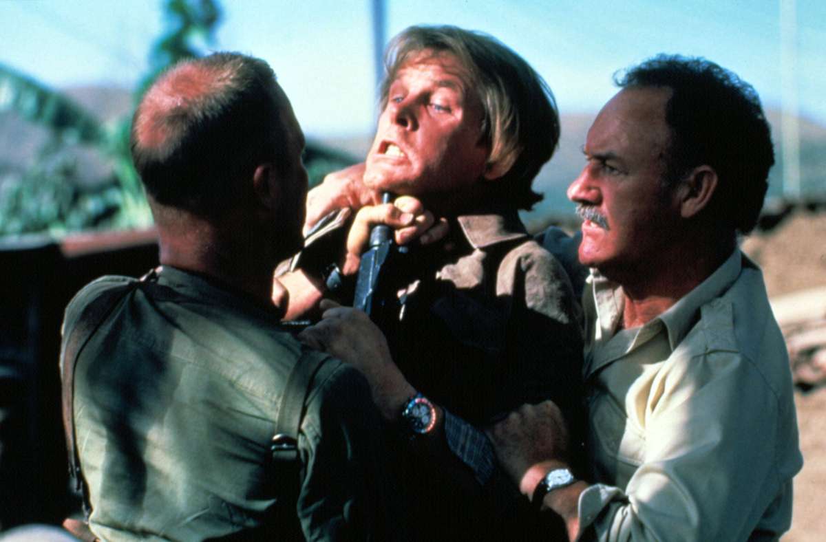 „Under Fire“ (1983): Ed Harris, Nick Nolte, Gene Hackman (von links)
